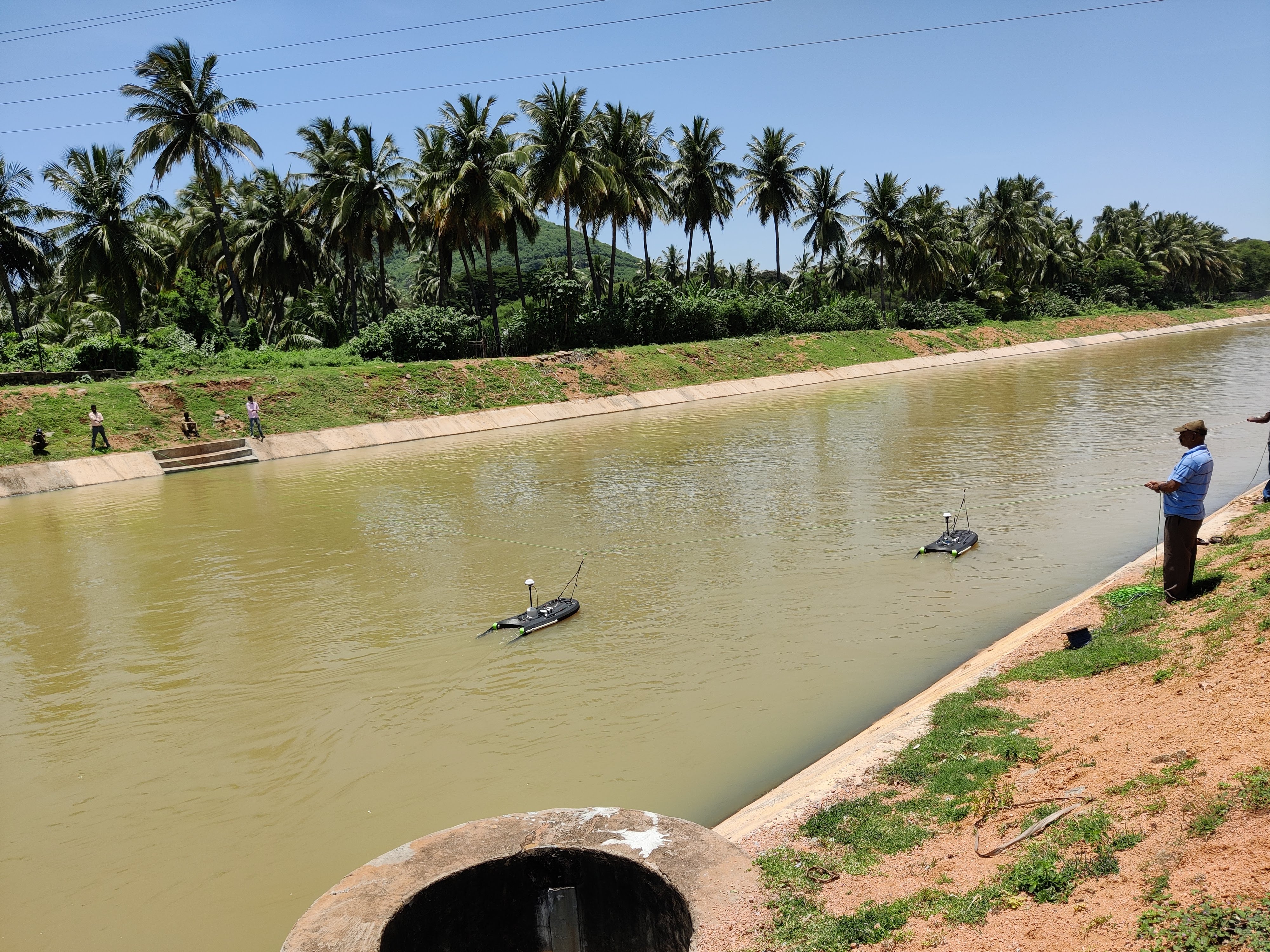                                                                               Field studies using ADCP
                                                                               